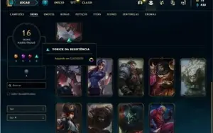 Conta prata 4 com 15 Skins e 56 Champs