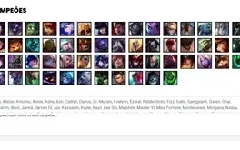 Conta prata 4 com 15 Skins e 56 Champs