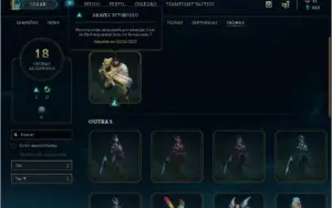 CONTA DE LOL G2, 2 ULTIMATE, 7 LENDARIAS, 18 CROMAS RAROS!