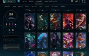 CONTA DE LOL G2, 2 ULTIMATE, 7 LENDARIAS, 18 CROMAS RAROS!