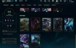 Bronze 2 com 55 Champs e 20 Skins