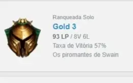 CONTA ABANDONADA 102 SKINS GOLD 3 NO PRECINHO