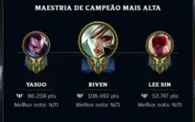 CONTA LOL BARATINHA