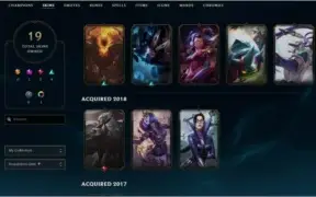 CONTA UNRANKED LVL72 + 43 CAMPEÕES E 19 SKINS