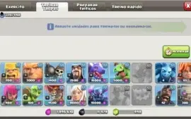 CONTA CLASH OF CLANS CV9 5 CONSTRUTORES PODE MUDAR O NINCK!