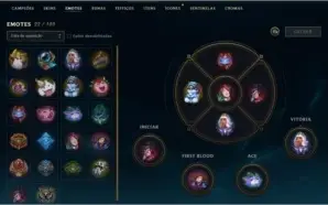 LoL Diamante 4/ 100 skins /Email de criação