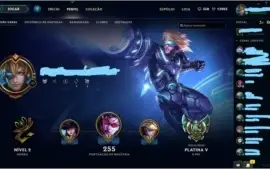 Vendo conta league of legends plat 5