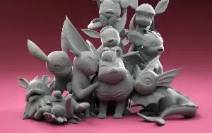 Pokemon em STL para Impressão 3D