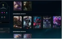 Conta League of Legends Ex platina