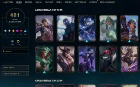 Conta League Of Legends - Todos os Campeões - 450+ Skins