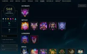 Conta League Of Legends - Todos os Campeões - 450+ Skins