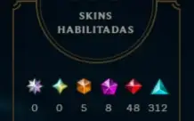 Conta com todos campeões com 693 skins