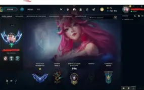 Conta League Of Legends Diamante 3, 680 Skins
