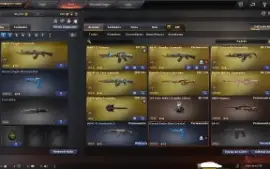 Conta Major com 1 Vip AK Dragão Cromado+Lobo Branco