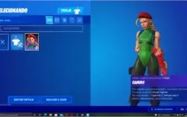 Conta Fortnite uma Skin