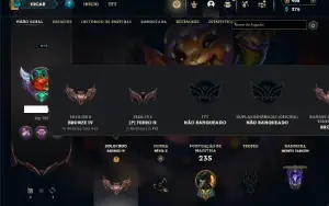 Bronze 4 com 125 Champs e 51 Skins ( Mais de 15 Jogos )