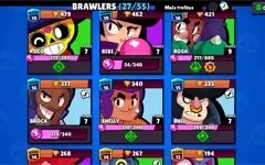 Conta Brawl Stars bem upada muito barato