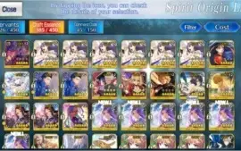 Fate GO/Fate Grand Order Conta 10SSR 54SR NA