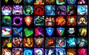 conta gold V season 5 e 6 94 campeões 86 skins etc.
