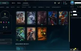Conta lol gold V barata