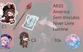 AR35 - Hutao C1 + BIS+ Qiqi + Oração + Beidou C5 + 10 tiros