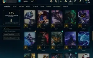 Conta Ferro 3 com 60 Champs e 31 Skins ( MAIS DE 200 JOGOS )