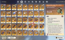 GENSHIN IMPACT - AR56, 18T5 Neuvillette + Bis, Nahida,Shogun