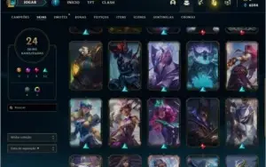 Conta LOL Platina 1 Com Zed prestigio e riven camp 2016