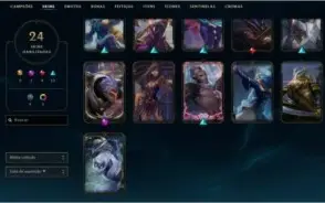 Conta LOL Platina 1 Com Zed prestigio e riven camp 2016