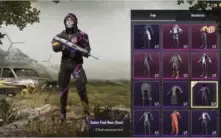 Conta PUBG Mobile com várias skins