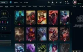 PLATINA III, 184 SKINS, 138 CHAMPS