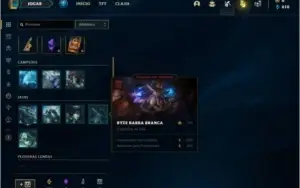 Conta ouro 4 com 1 skin e 20 champs, sem email confirmado