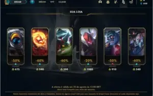Conta ouro 4 com 1 skin e 20 champs, sem email confirmado