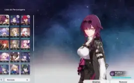 Honkai Star Rail Kafka + Fu Xuan + Yanqing + Bailu