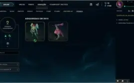 Conta de LoL - GOLD SOLOQ E PLATINA TFT - COM SKINS 2019