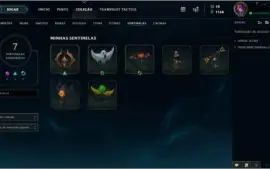 Conta de LoL - GOLD SOLOQ E PLATINA TFT - COM SKINS 2019