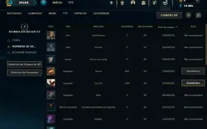 Esmeralda 4 com 36 Champs e 8 Skins + 16 Espolios