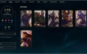 Todos Campeões, 179 skins.