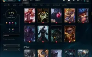 Todos Campeões, 179 skins.