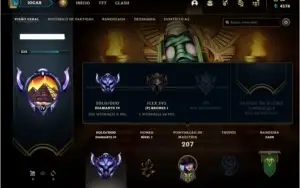 Conta DIAMANTE 4 com 52 skins e 65 champs