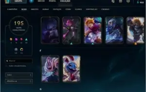 Conta de LoL com 195 skins incluindo Ryze Triunfante