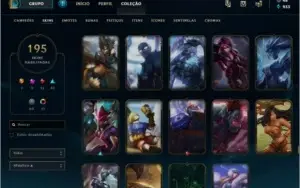 Conta de LoL com 195 skins incluindo Ryze Triunfante