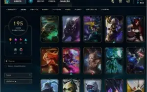 Conta de LoL com 195 skins incluindo Ryze Triunfante