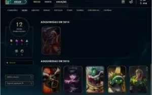 Conta de Lol com Black Alistar, UFO Corki e Rammus Rei