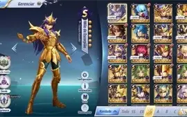 Saint Seiya Awakening 18k dimas 1123 Gemas e 35 Livros Azuis