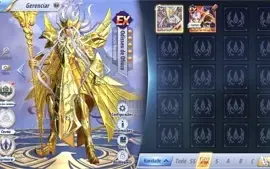 Saint Seiya Awakening 18k dimas 1123 Gemas e 35 Livros Azuis