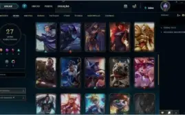 Conta TOP ( GOLD IV - III ) Muitas Skins, Emotes, Icones !