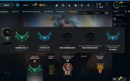 [Melhor Preço]Smurf Lol Plat Com Skin Mitica Ezreal