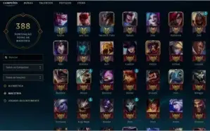 Acc borda DIAMOND, atualmente platina 2  + 100 champions!!!
