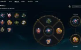 Conta league of Legends Gold muitas skins,emote etc